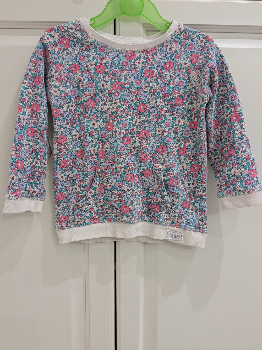 4/$20 Carter’s Floral Sweatshirt – 24M